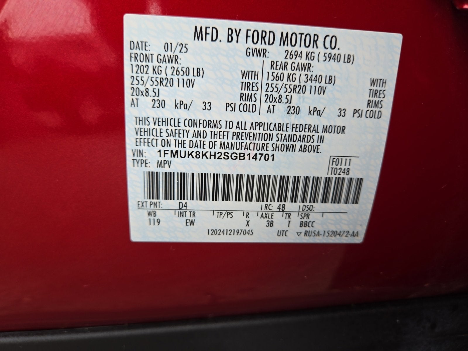 2025 Ford Explorer ST-Line