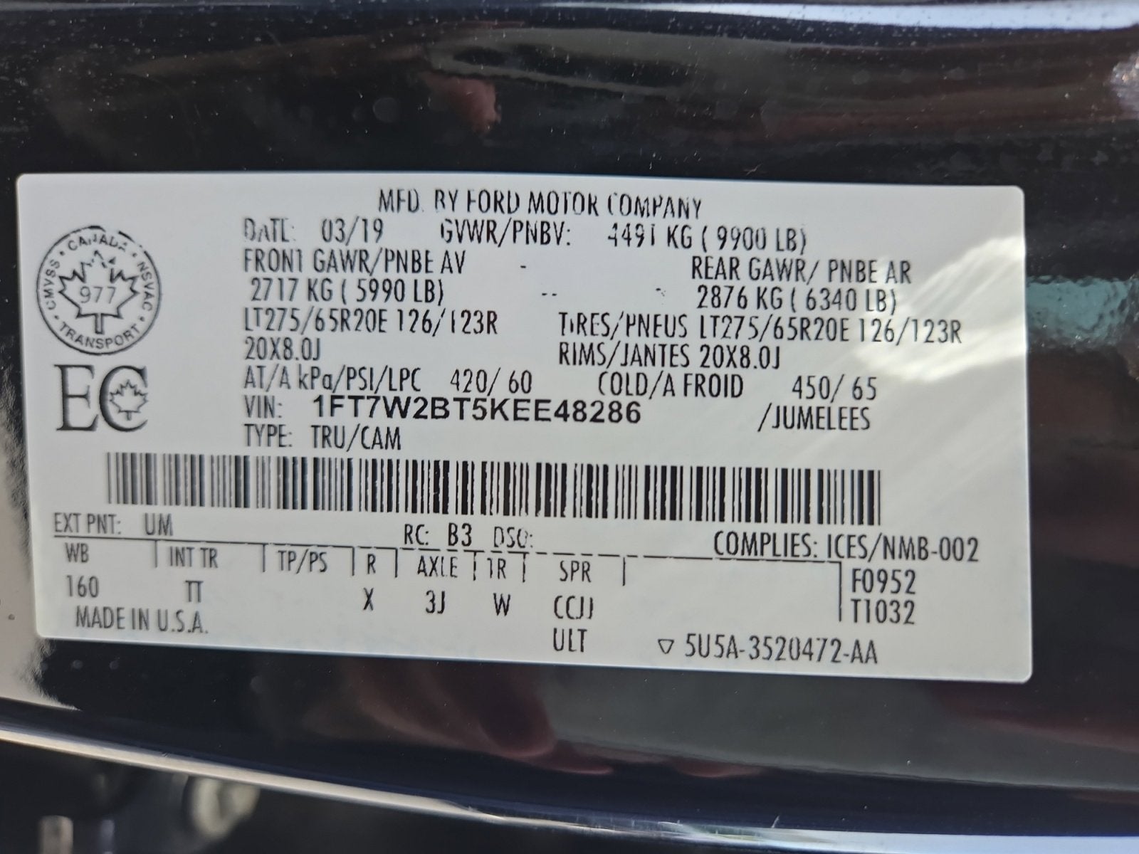 2019 Ford Super Duty F-250 SRW Limited