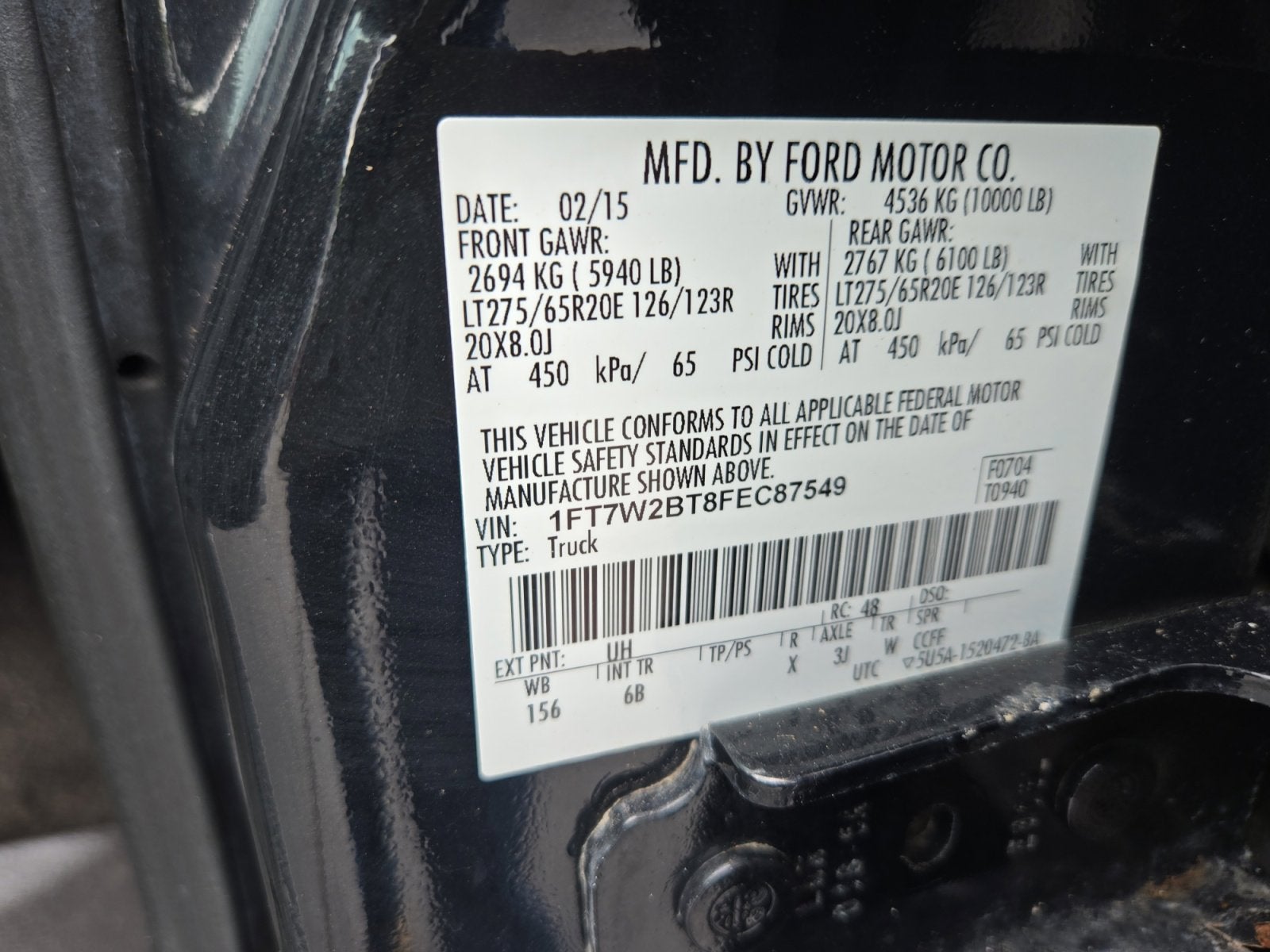 2015 Ford Super Duty F-250 SRW Lariat