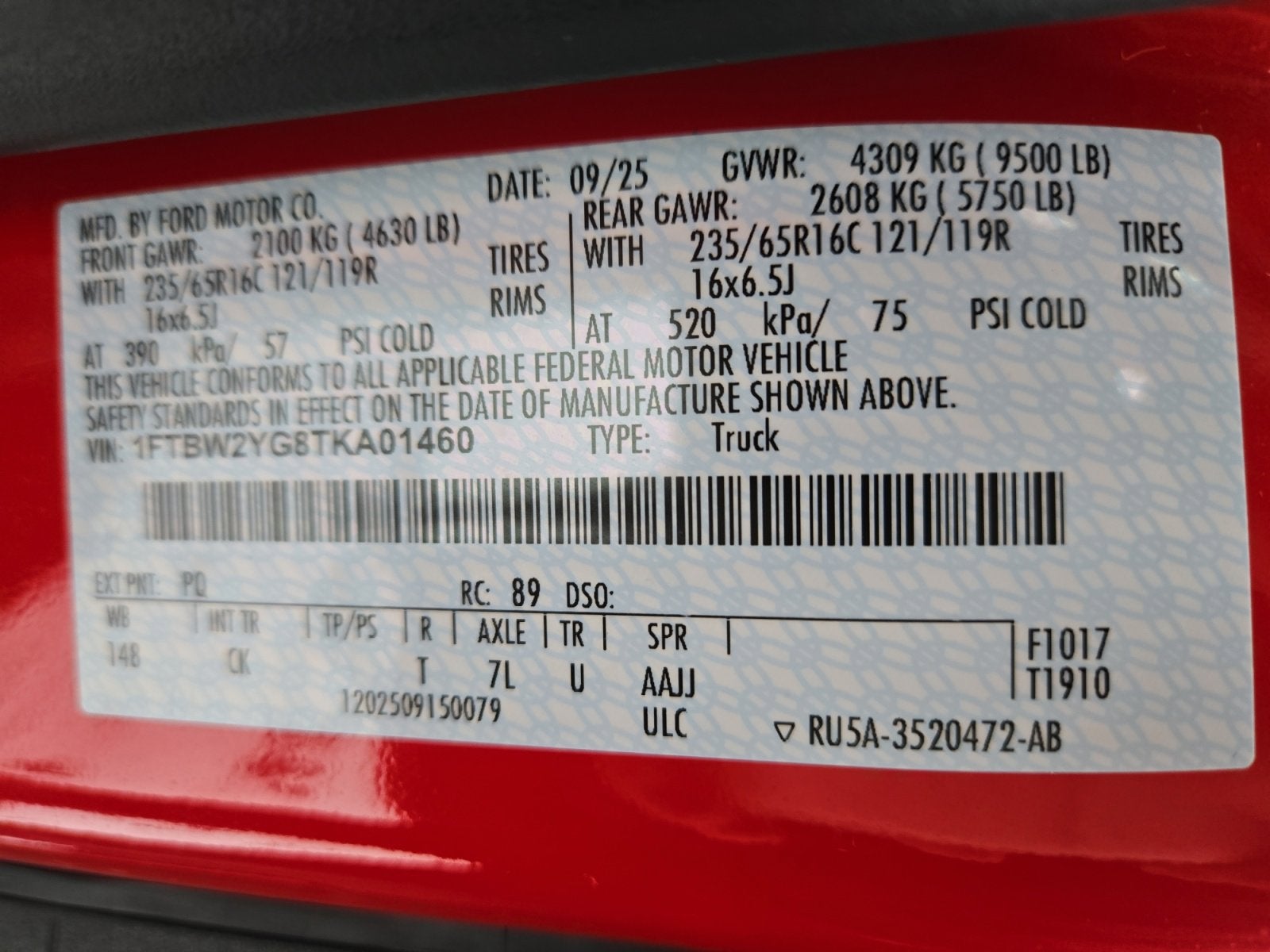 2026 Ford Transit Cargo Van Base