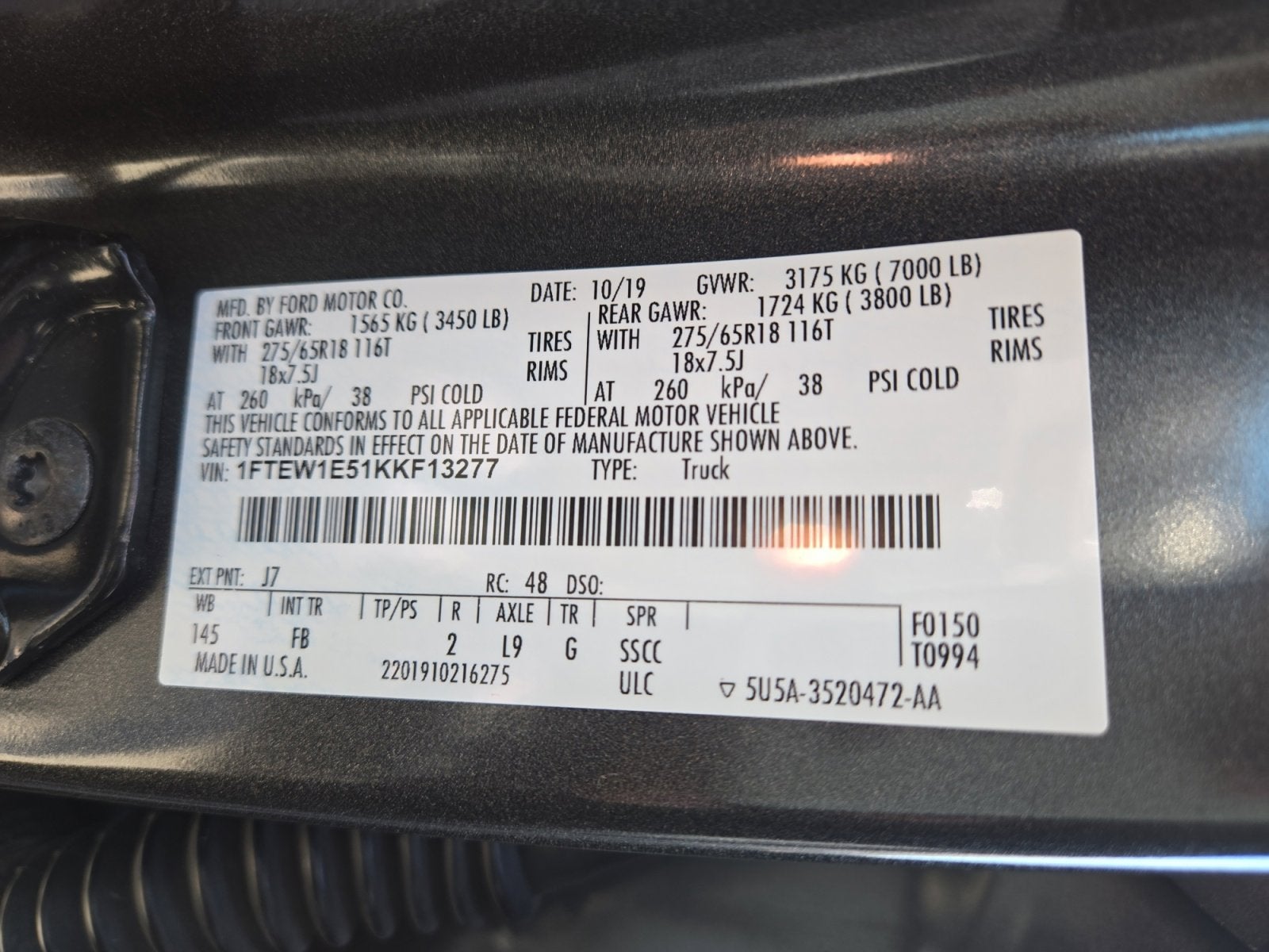 2019 Ford F-150 Base