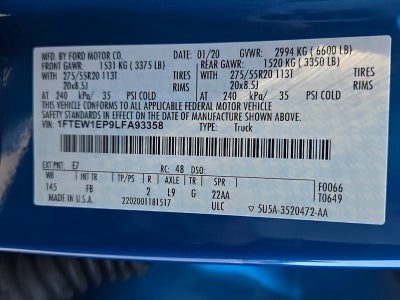 2020 Ford F-150 XLT