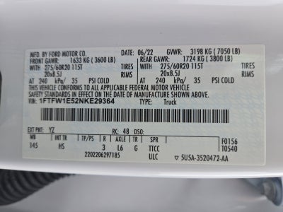 2022 Ford F-150 LARIAT