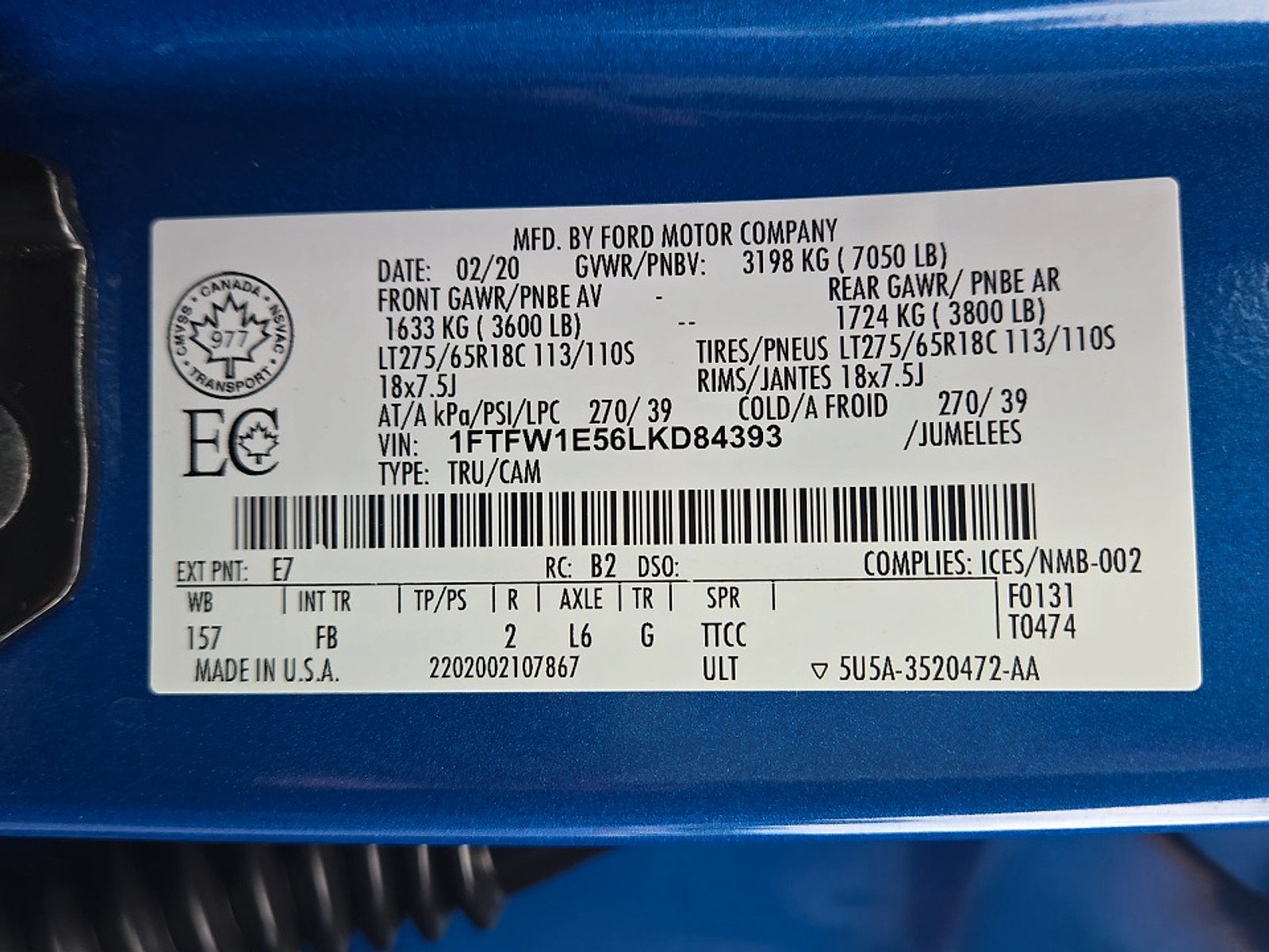2020 Ford F-150 XLT