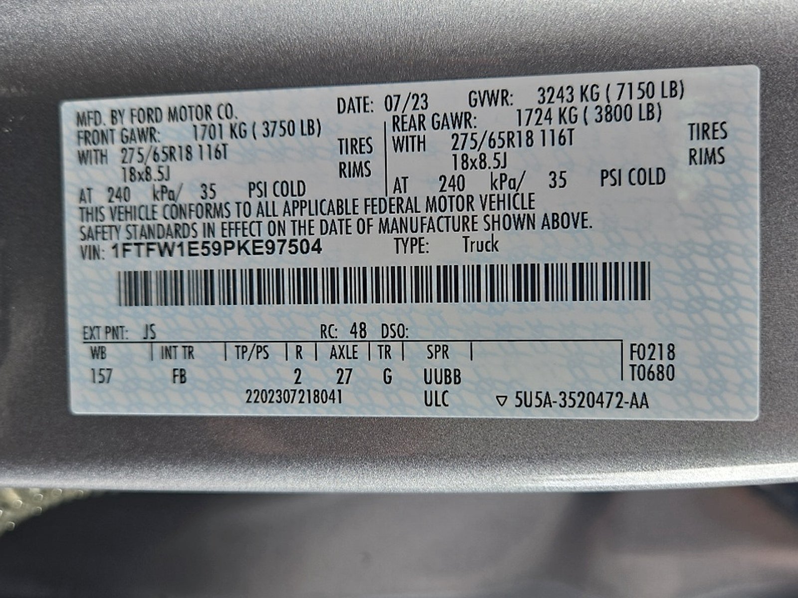 2023 Ford F-150 XLT