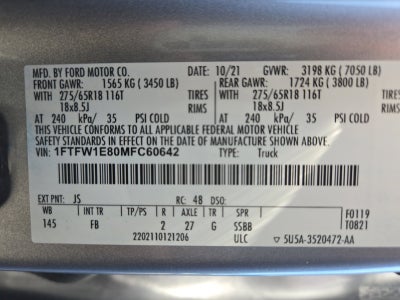 2021 Ford F-150 XLT