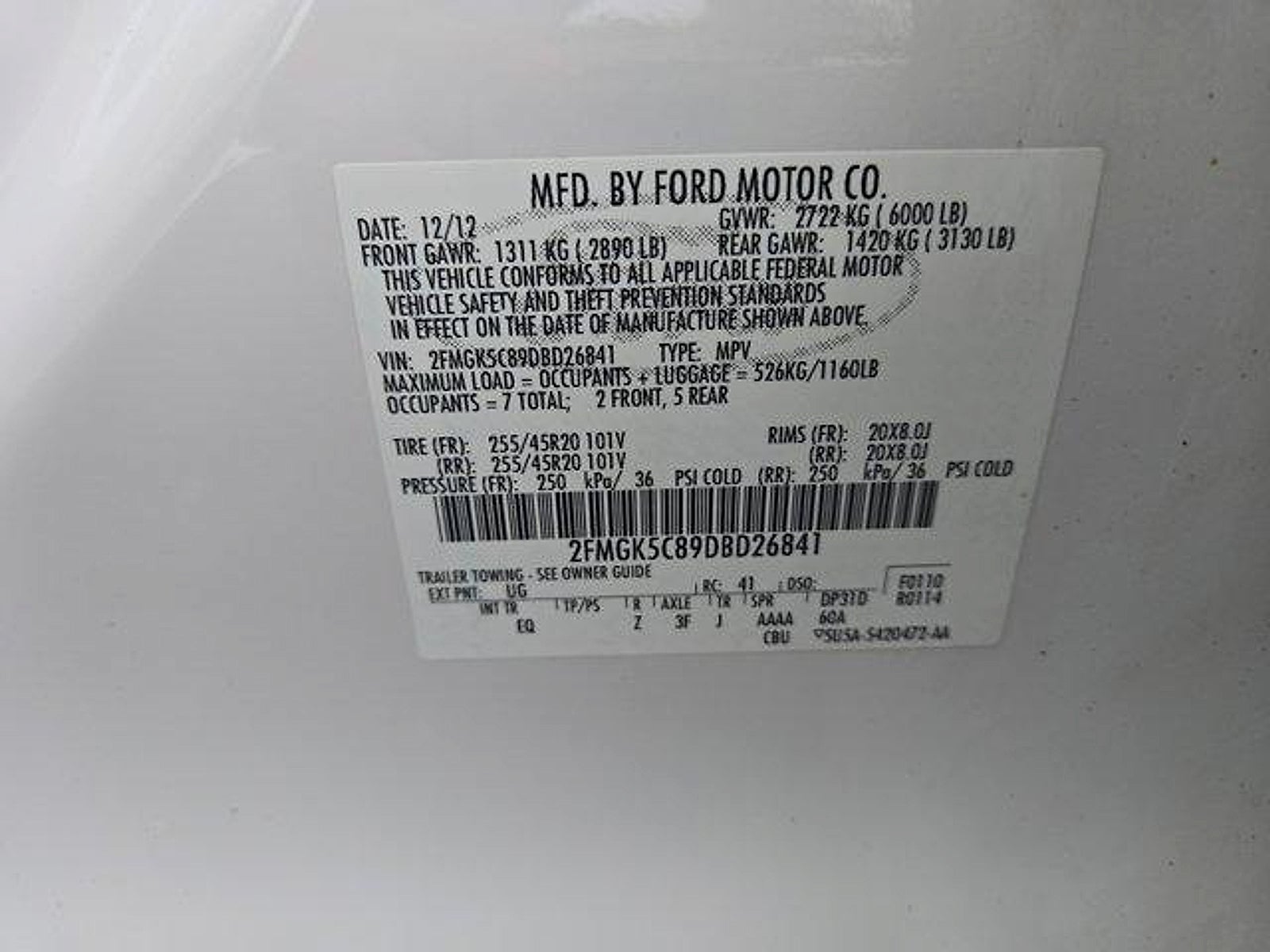 2013 Ford Flex SEL