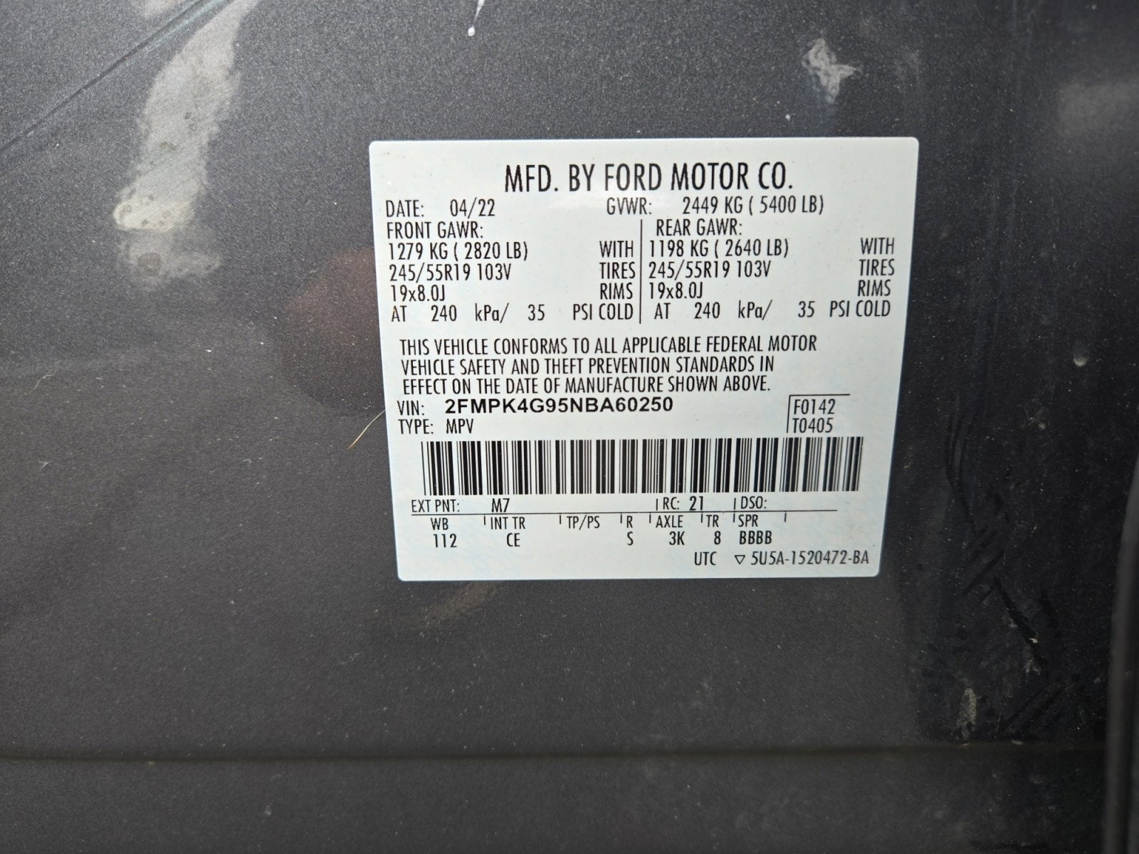 2022 Ford Edge SE