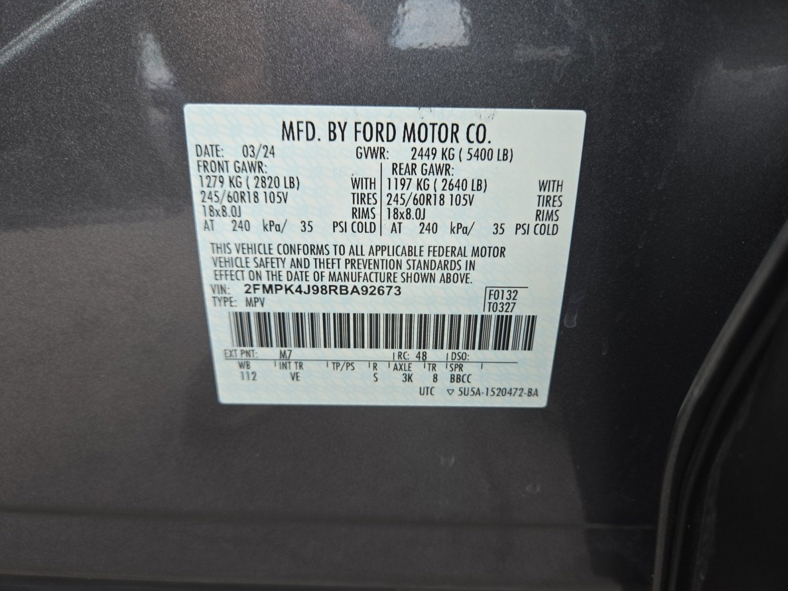 2024 Ford Edge STLINE