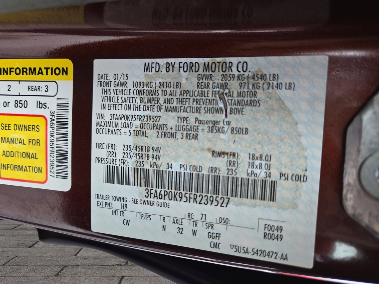 2015 Ford Fusion Titanium