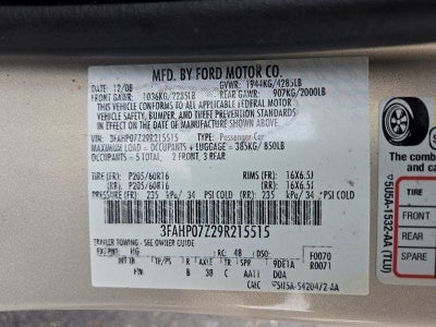 2009 Ford Fusion SE