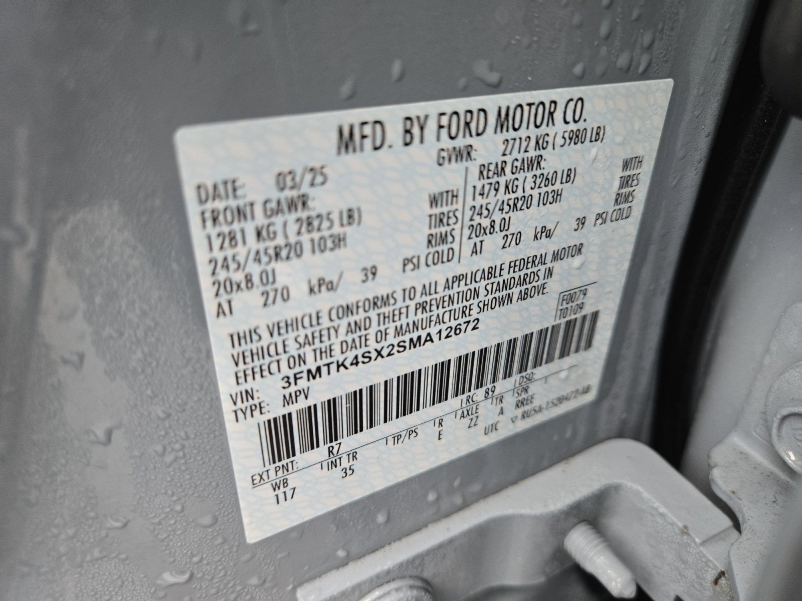 2025 Ford Mustang Mach-E GT