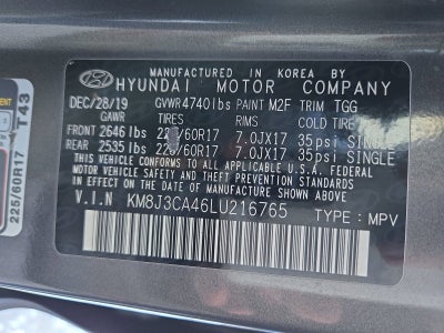 2020 Hyundai Tucson Value