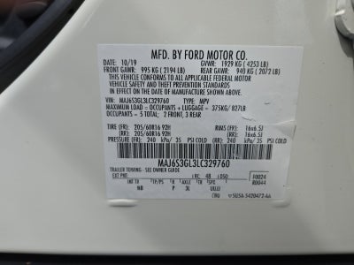 2020 Ford EcoSport SE