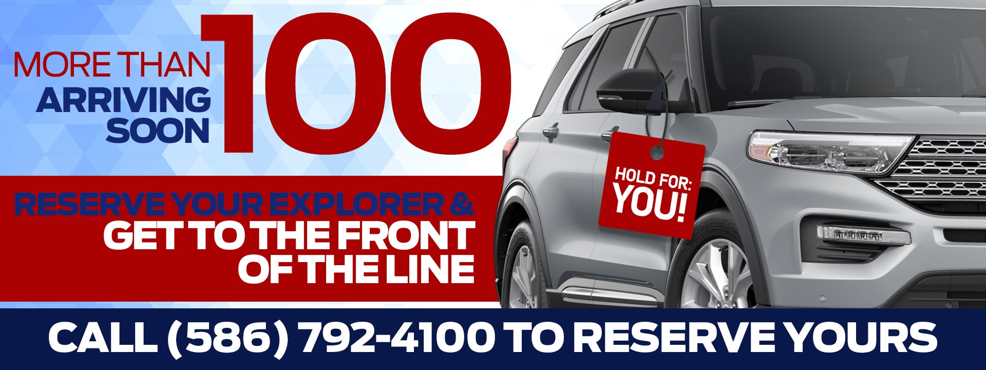 Reserve Your Explorer