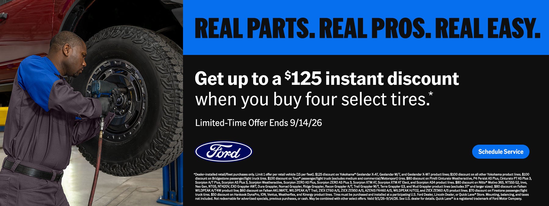 Tire Rebate $125