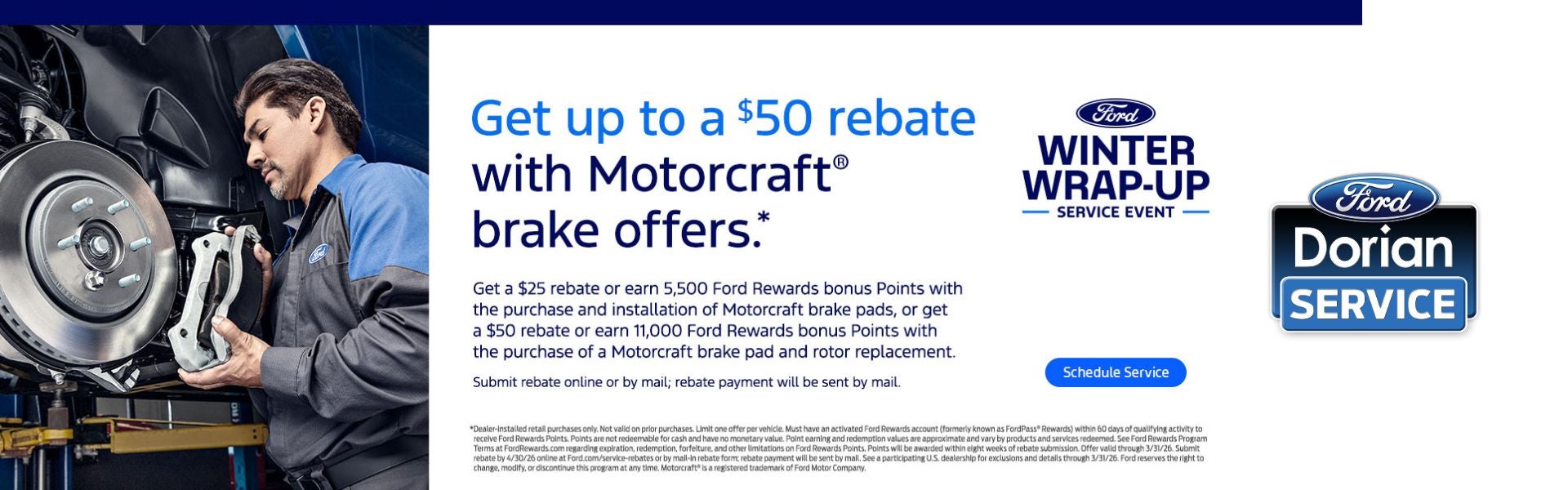 $50 Brake Rebate