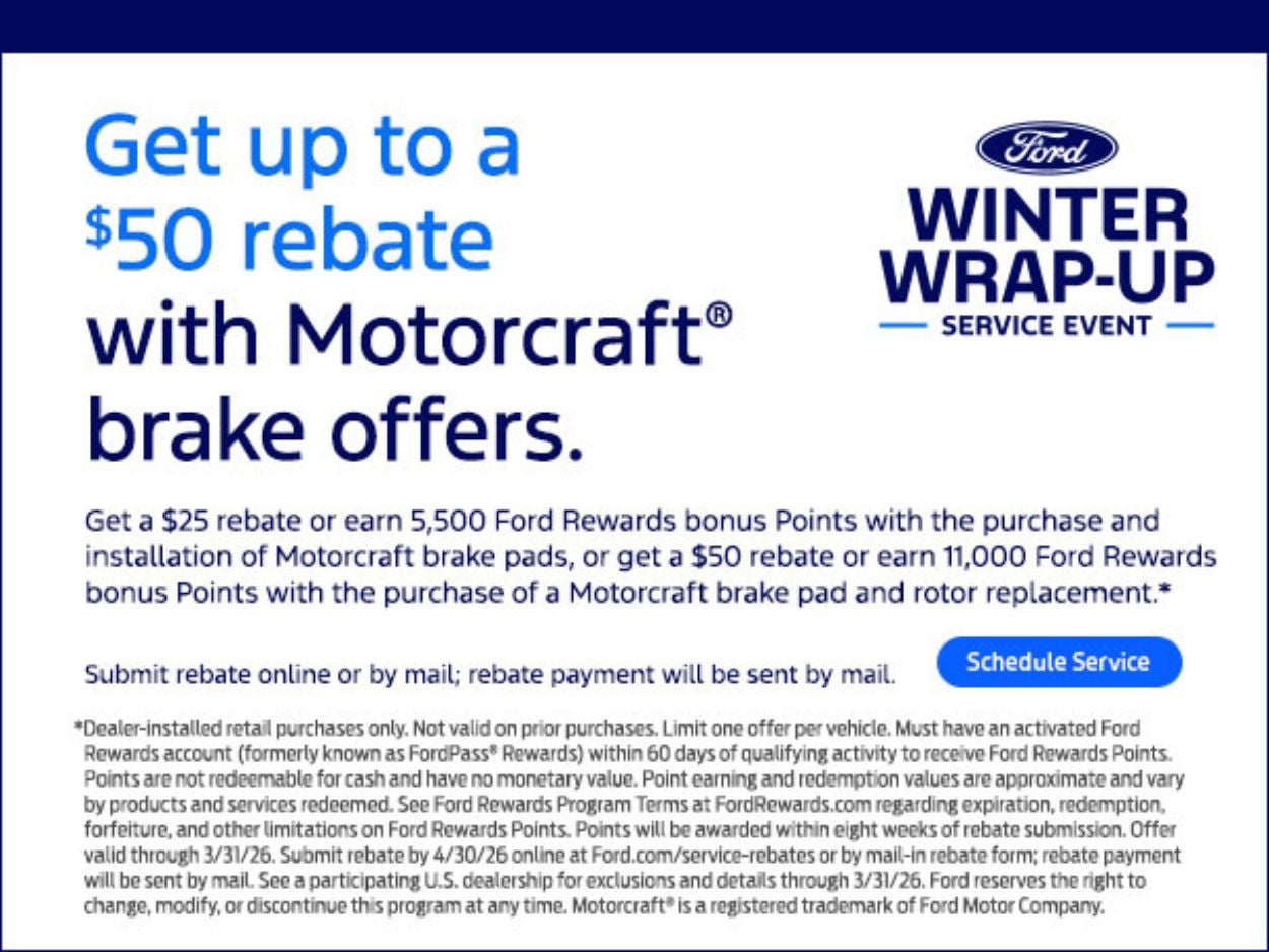 $50 Brake Rebate