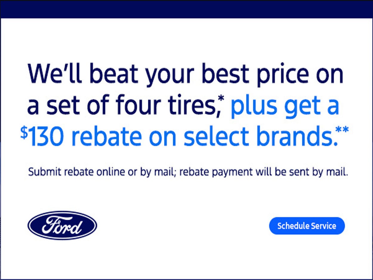 $130 Tire Rebate