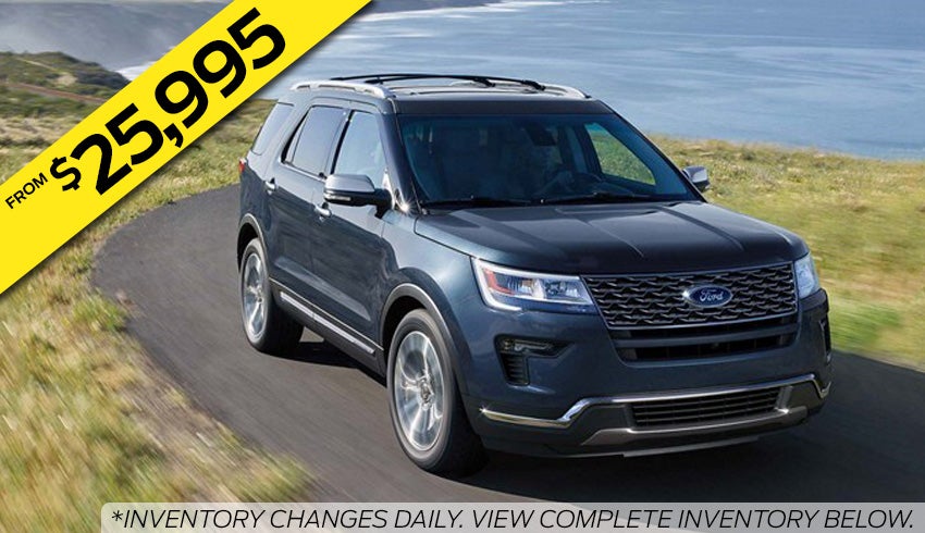 2022-2023 Ford Explorer XLT from $25,495