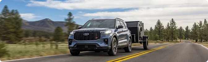 Ford Explorer on a highway, a roomy pick for a long Metro Detroit commute