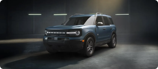 Ford Bronco Sport driving on a rugged trail