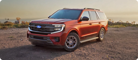 Ford Expedition on a family road trip