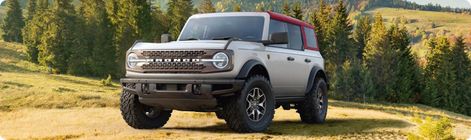 The certified used Ford Bronco you're getting