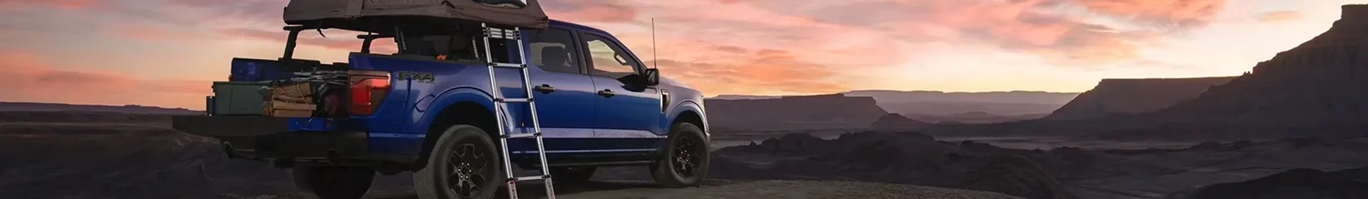 Ford F-150 at sunset