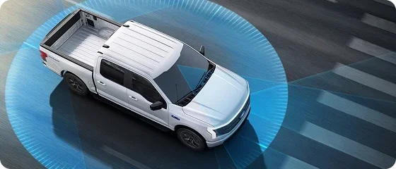 360-Degree Camera view in the 2025 F-150 Lightning