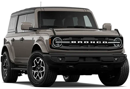 Four-door Ford Bronco available at Dorian Ford, the Ford dealership serving Macomb Township, MI