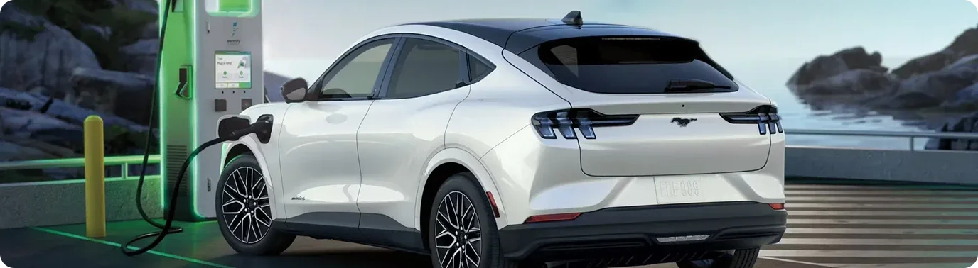 2026 Ford Mustang Mach-E, an electric SUV suited to a Michigan year