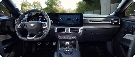 2025 Ford Mustang Driver-Centric Interior Technology