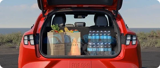 2026 Ford Mustang Mach-E frunk and rear cargo storage